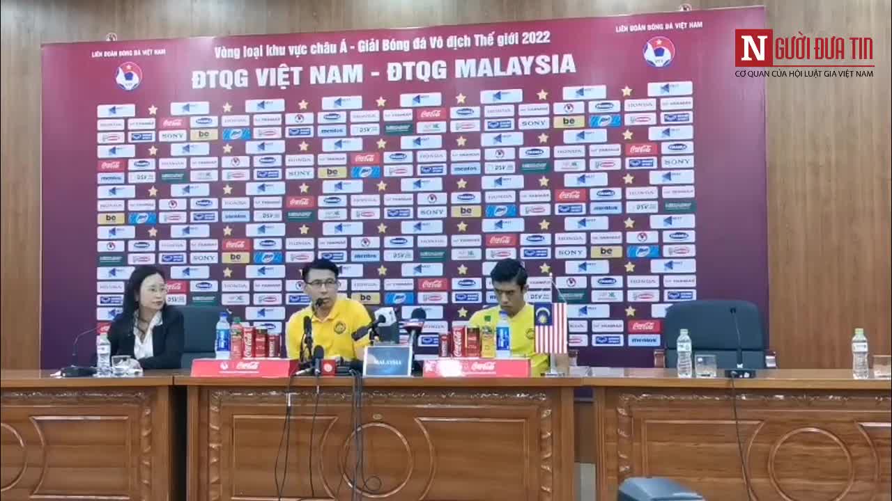 Malaysia trả lời báo chí trước trận đấu với đội tuyển Việt Nam