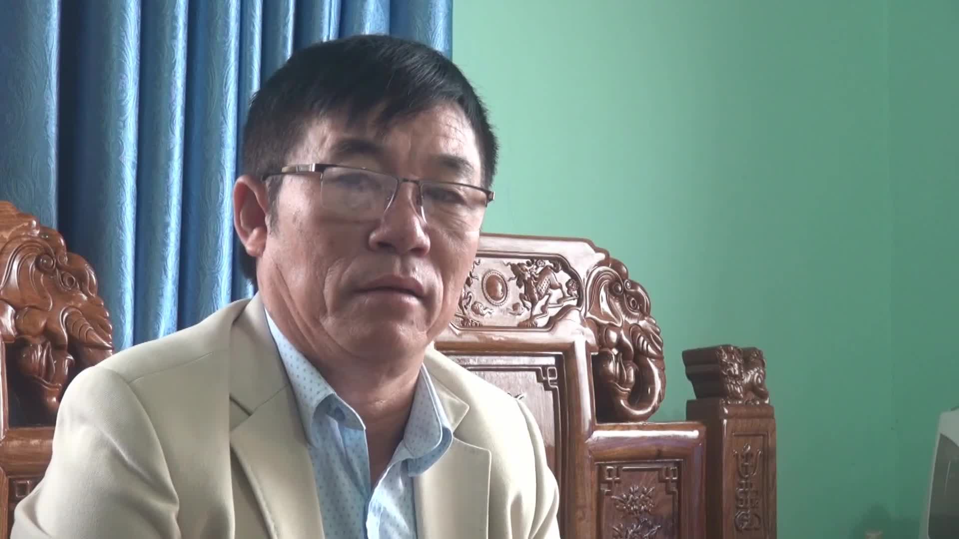 Ông Nguyễn Văn Lào, Chủ tịch UBND xã Thanh Trạch