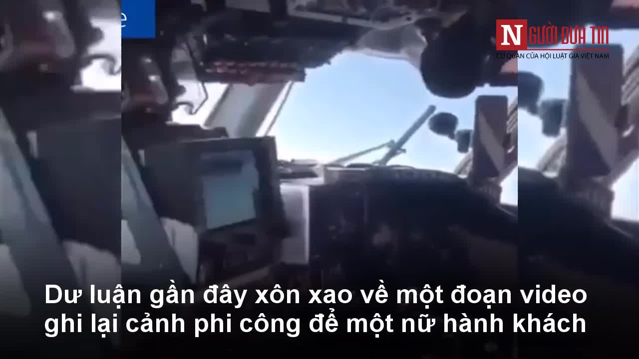 Phi công thản nhiên để nữ hành khách cùng điều khiển máy bay