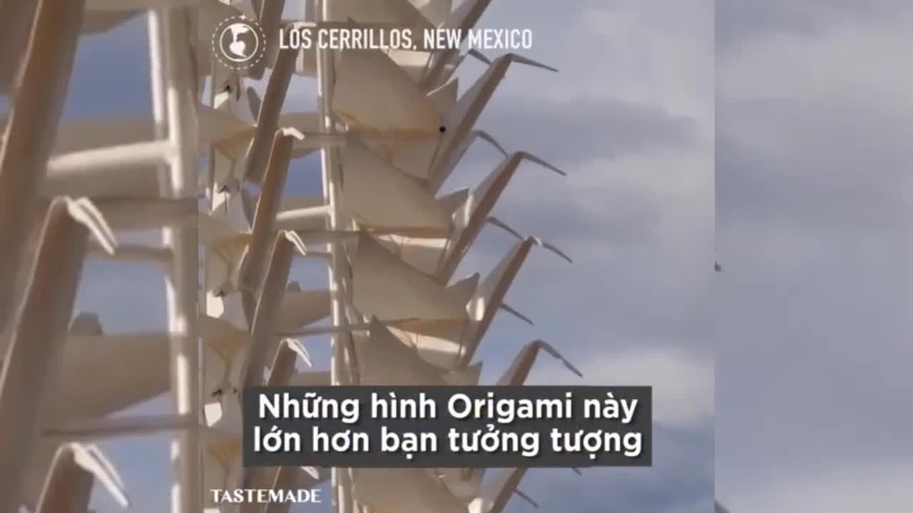 Tham quan bảo tàng gấp giấy Origami ngoài trời ở Mỹ