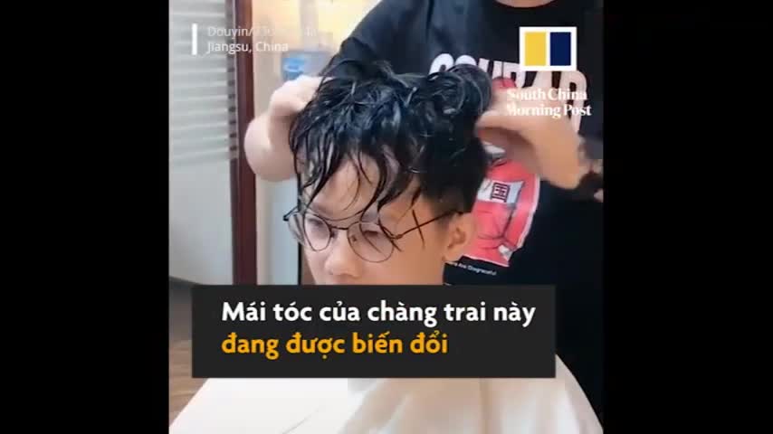 Tóc giả y như thật dành cho người hói gây sốt ở salon Trung Quốc