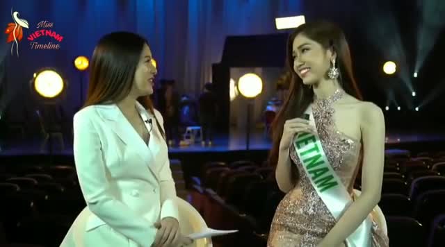 Nhật Hà trả lời phỏng vấn tiếng Anh cực bản lĩnh tại Hoa hậu Chuyển giới 2019