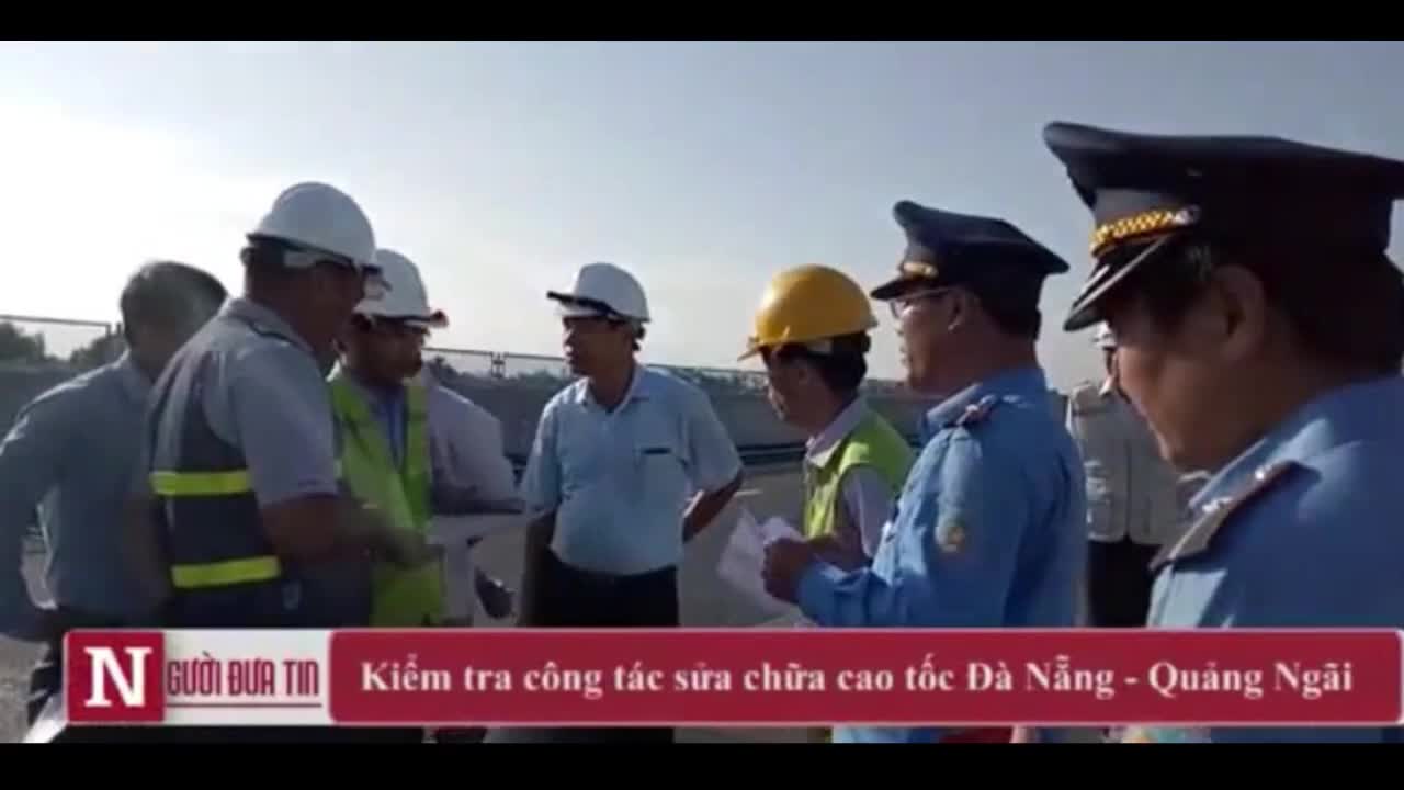 Kiểm tra sửa chữa cao tốc Đà Nẵng - Quảng Ngãi