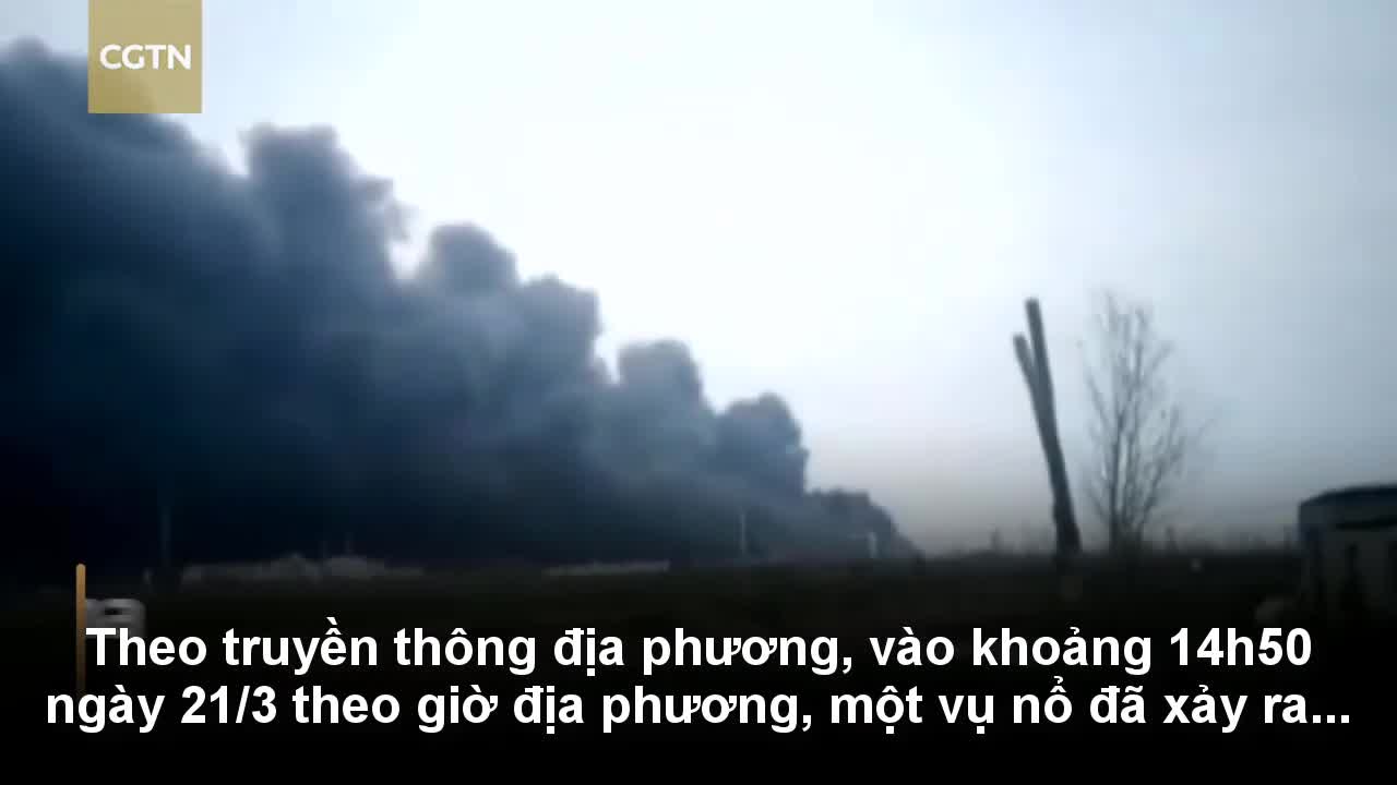Nổ nhà máy hóa học tại Trung Quốc, 44 người thiệt mạng
