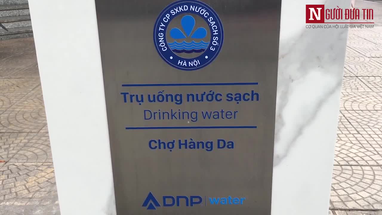 Trụ nước uống đầu tiên trên đường phố Hà Nội