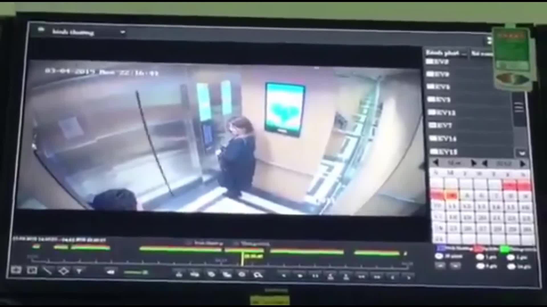 Xôn xao clip cô gái bị người đàn ông sàm sỡ trong thang máy chung cư ở Hà Nội