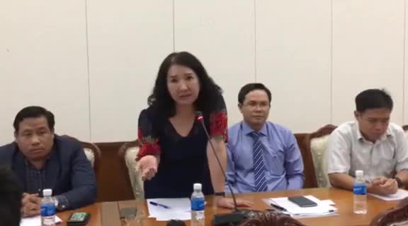 Bà Nguyễn Thị Như Loan chia sẻ những bức xúc về thủ tục khiến doanh nghiệp gặp nhiều khó khăn