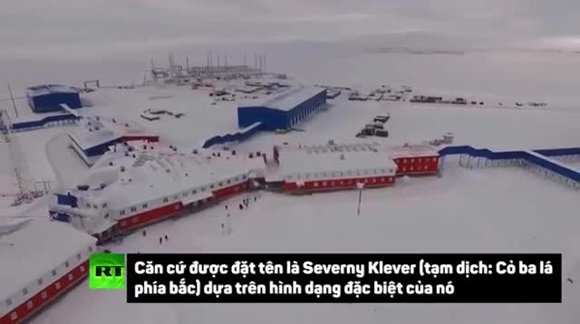 Đột nhập căn cứ quân sự “cỏ ba lá” khổng lồ của Nga tại Bắc Cực