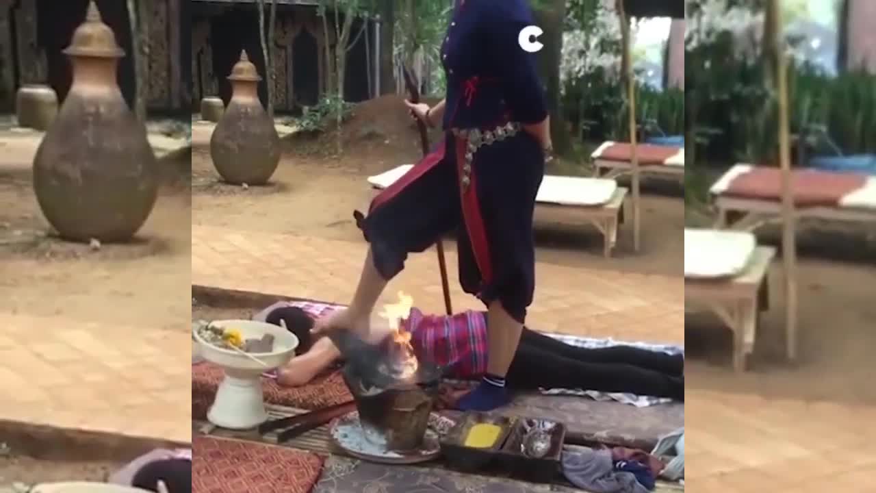 Khám phá thuật massage bằng lửa cực hút khách tại Thái Lan