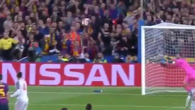 Cận cảnh pha sút phạt thần sầu của siêu sao Messi vào lưới Liverpool