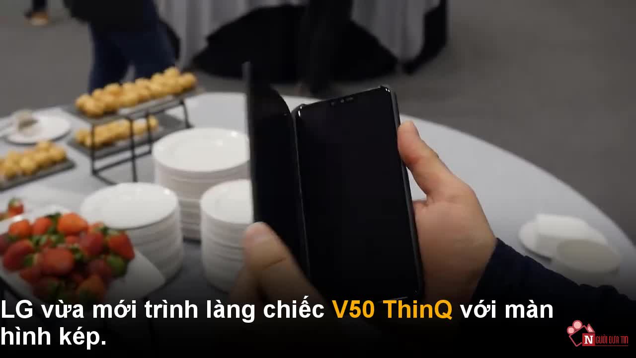 Cận cảnh V50 ThinQ màn hình kép - sự lột xác ngoạn mục của LG