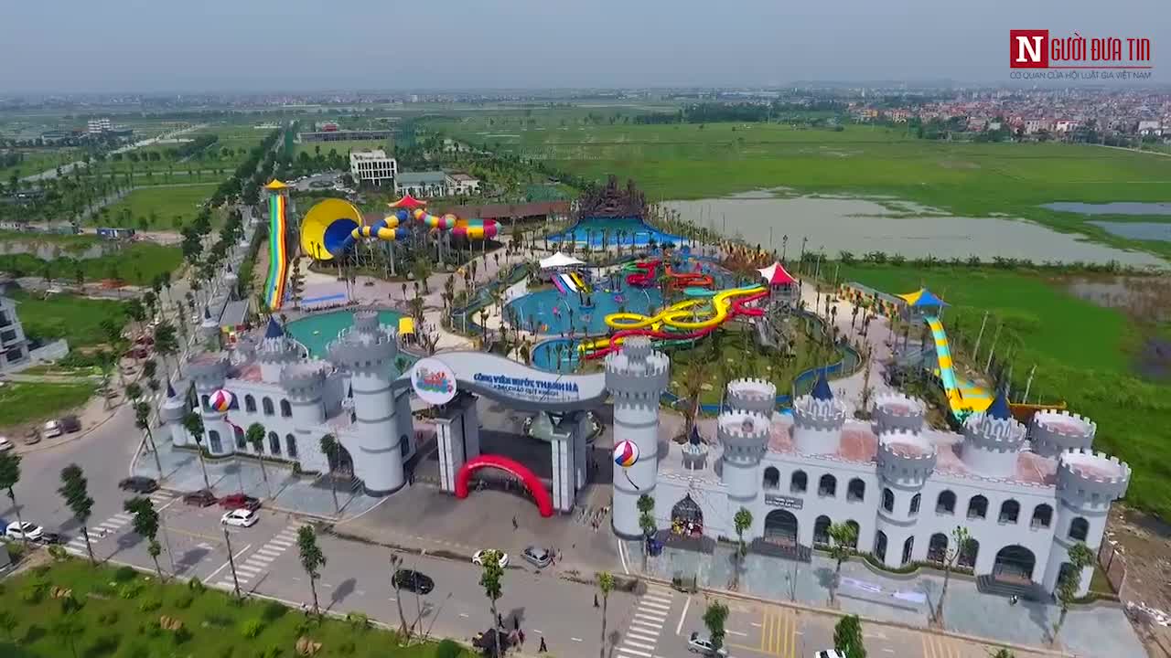 Cận cảnh công viên nước khổng lồ tại Hà Nội