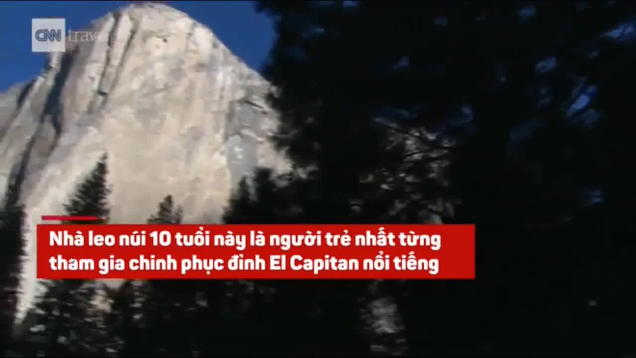 “Nhà leo núi” 10 tuổi chinh phục đỉnh núi dựng đứng tại Mỹ