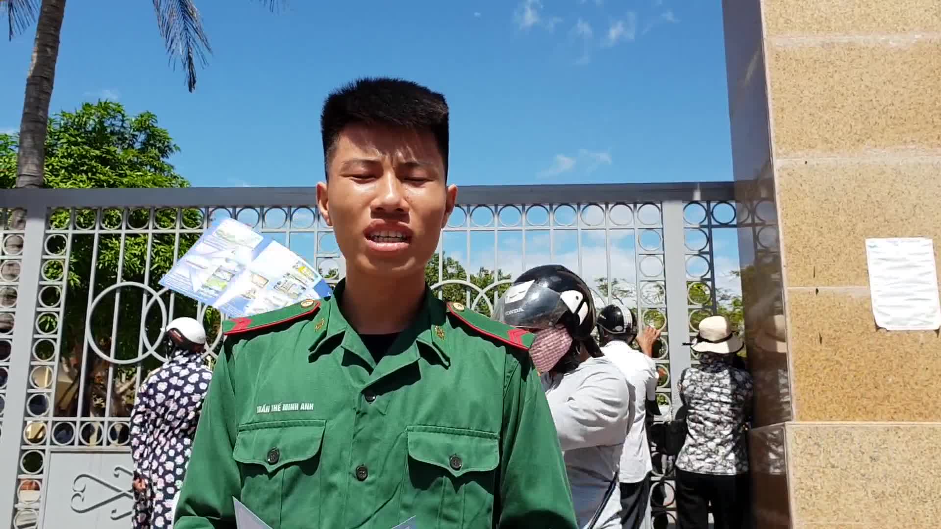 Thí sinh thi tự do tại Quảng Bình