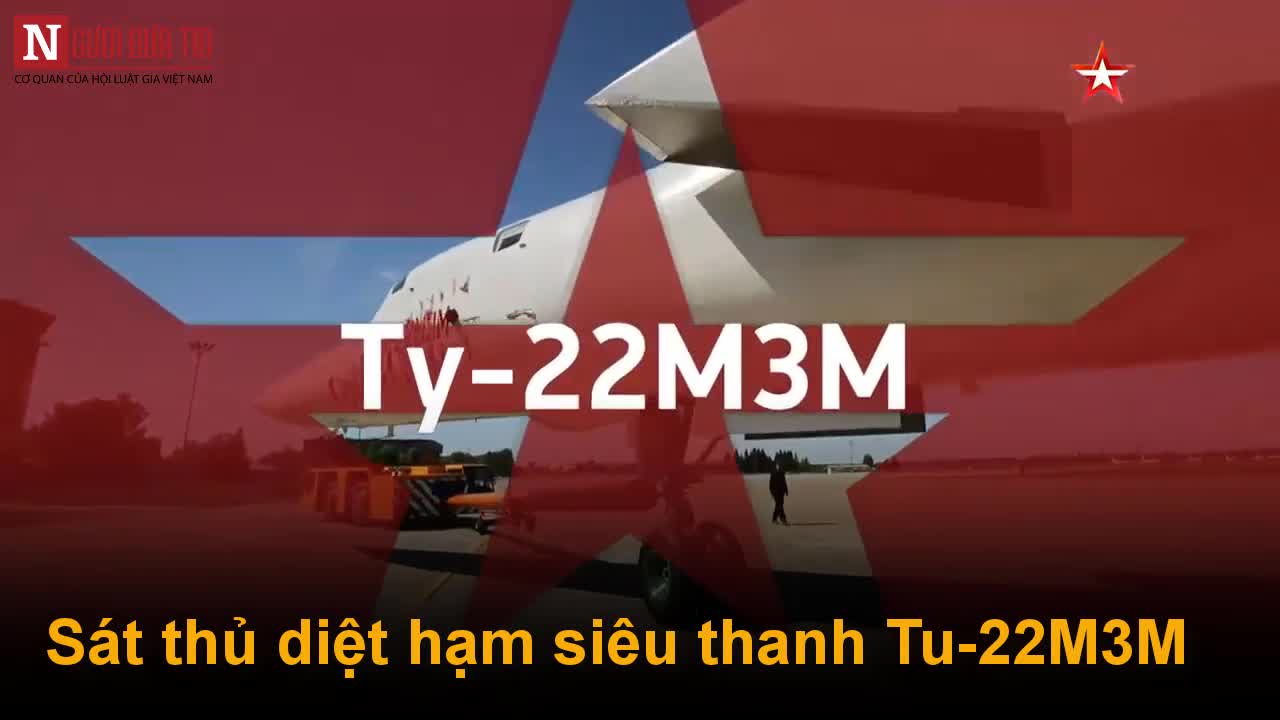 Sát thủ diệt hạm siêu thanh Tu-22M3M phô diễn kỹ năng chiến đấu