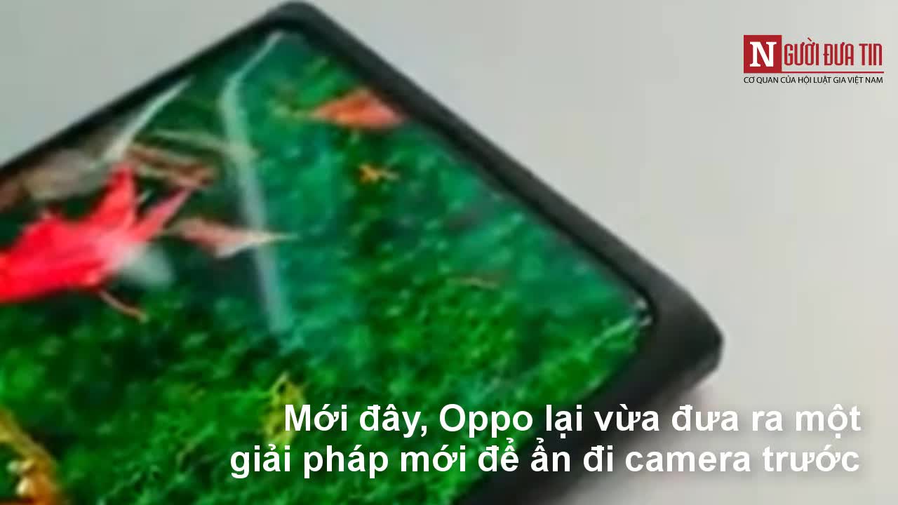 Oppo hé lộ công nghệ giấu camera dưới màn hình