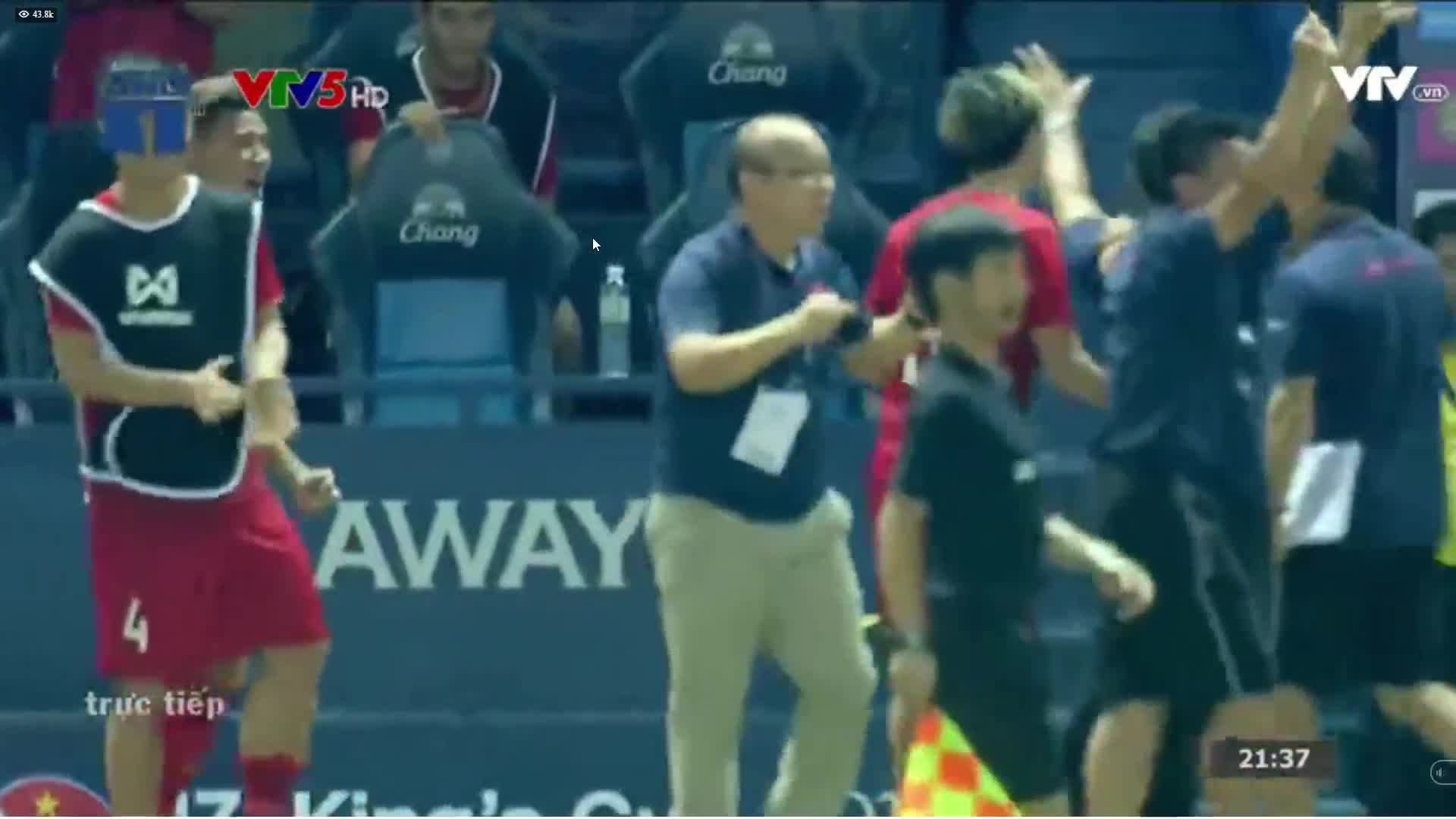 Xem lại bàn thằng duy nhất Việt Nam 1 - 0 Thái Lan