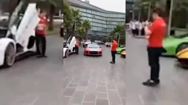 Cường Đô la chở vợ trên siêu xe 14 tỷ phượt cùng 'hội mê tốc độ 330 tỷ' tại Hà Nội