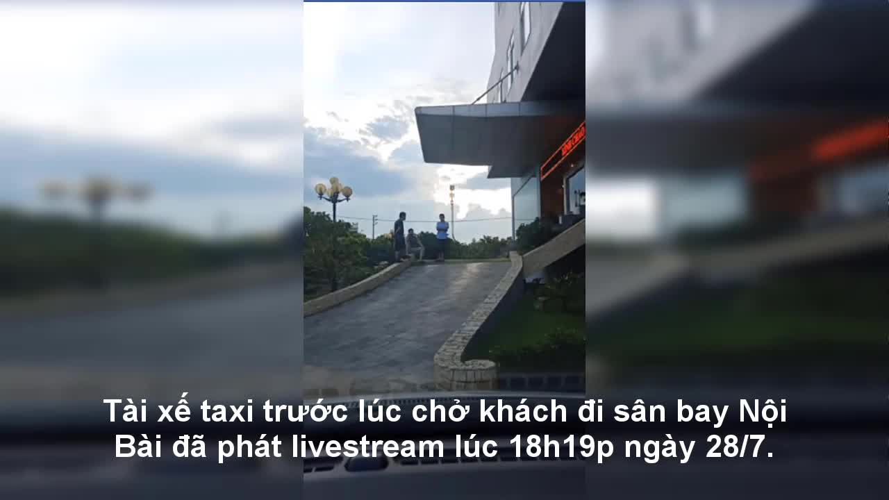 Clip: Khoảnh khắc cuối cùng của tài xế taxi bất ngờ tử vong khi đang chở khách đi sân bay
