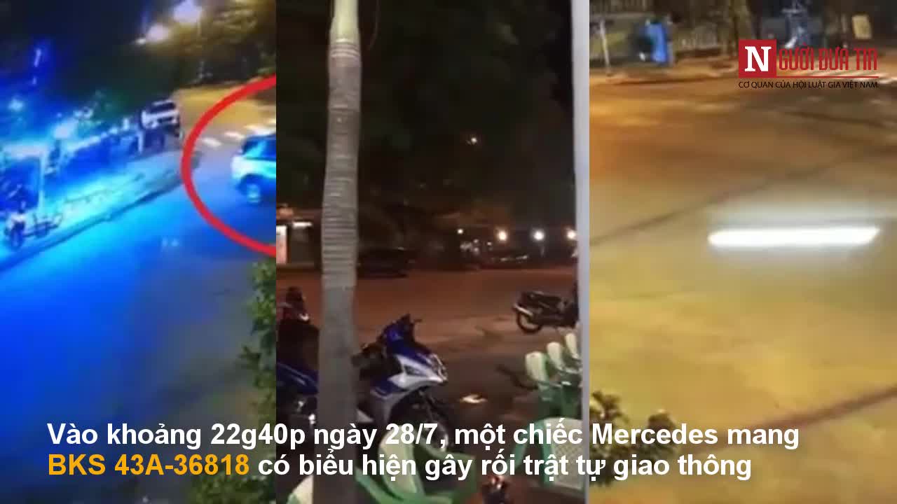 Gây náo loạn ở Đà Nẵng, tài xế Mercedes bị phạt 17 triệu đồng