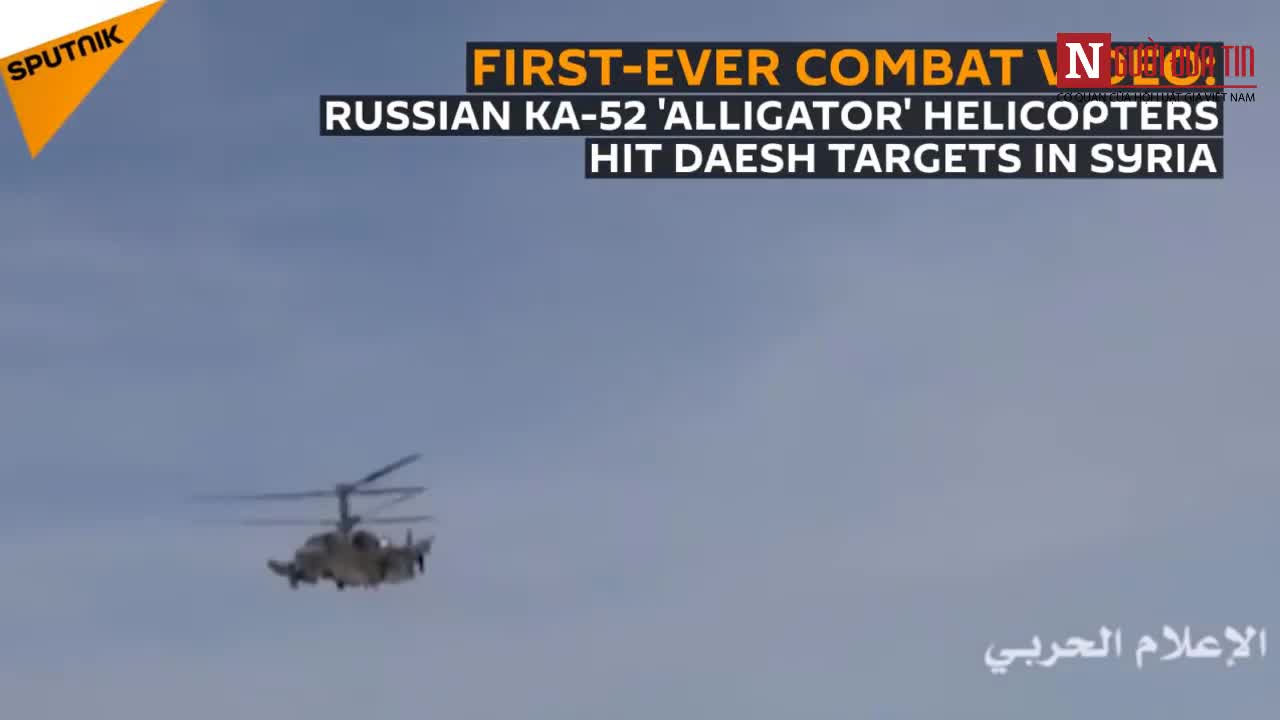 Xem “cá sấu” Ka-52 tiêu diệt cứ điểm khủng bố ở Syria