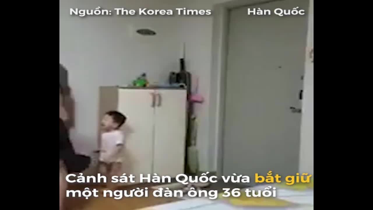 Xót xa cảnh chồng Hàn Quốc đánh vợ Việt tàn nhẫn