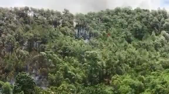 Khu vực miền núi Hà Tĩnh tiếp tục xảy ra cháy rừng