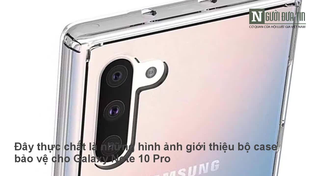 Lộ hình ảnh render Galaxy Note 10 Pro đẹp quá sức tưởng tượng