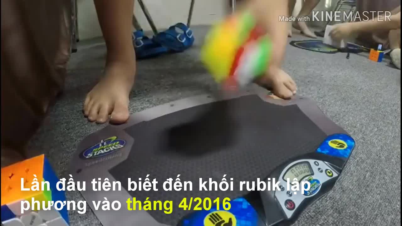 Cậu bé 11 tuổi, giải rubik bằng chân nhanh thứ 2 thế giới