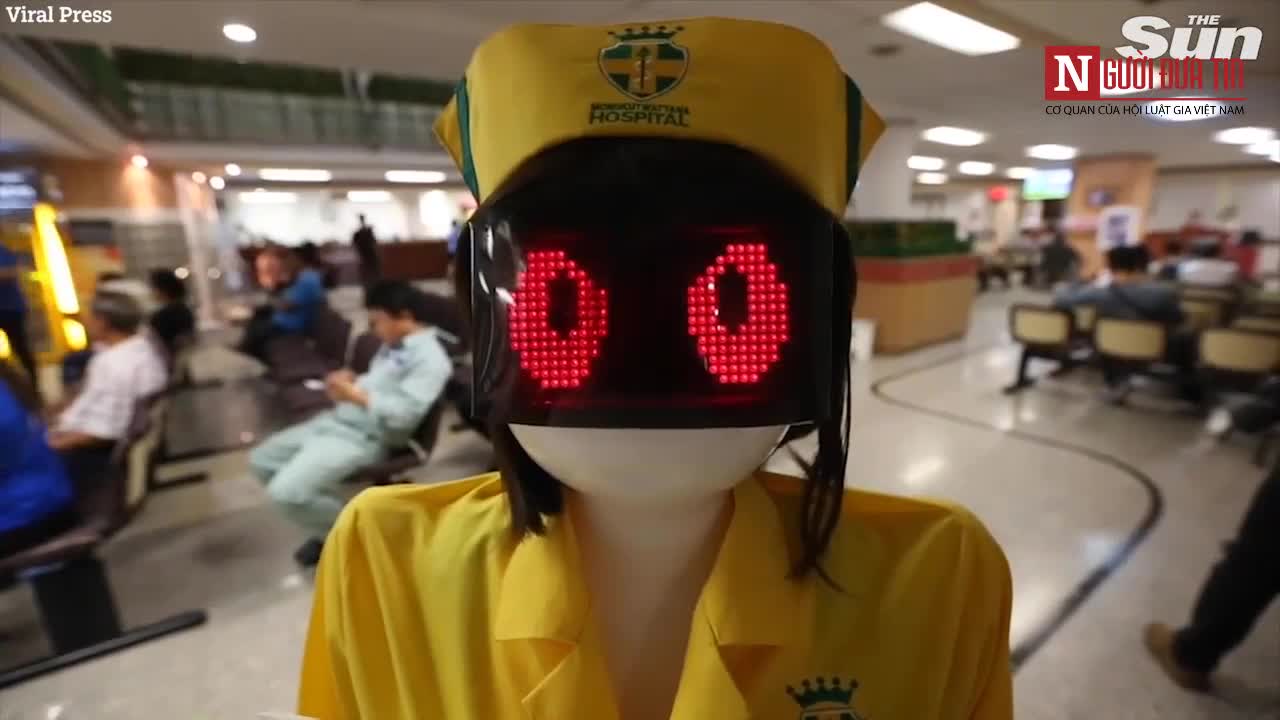 Bệnh viện Thái Lan sử dụng robot làm y tá