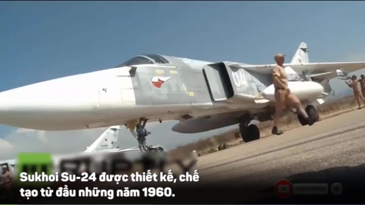 Mục sở thị uy lực tàn phá của Su-24M Nga