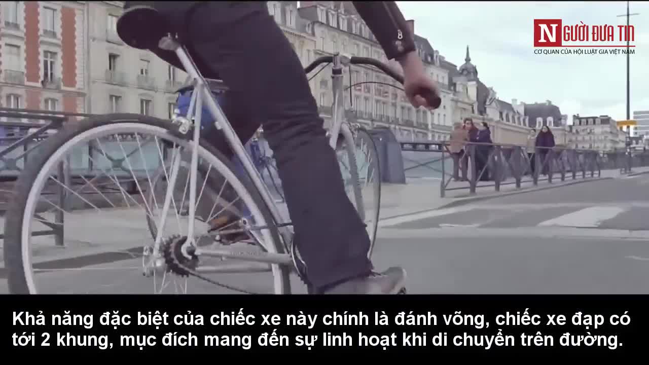 Cận cảnh chiếc xe đạp với khả năng “điên khùng”