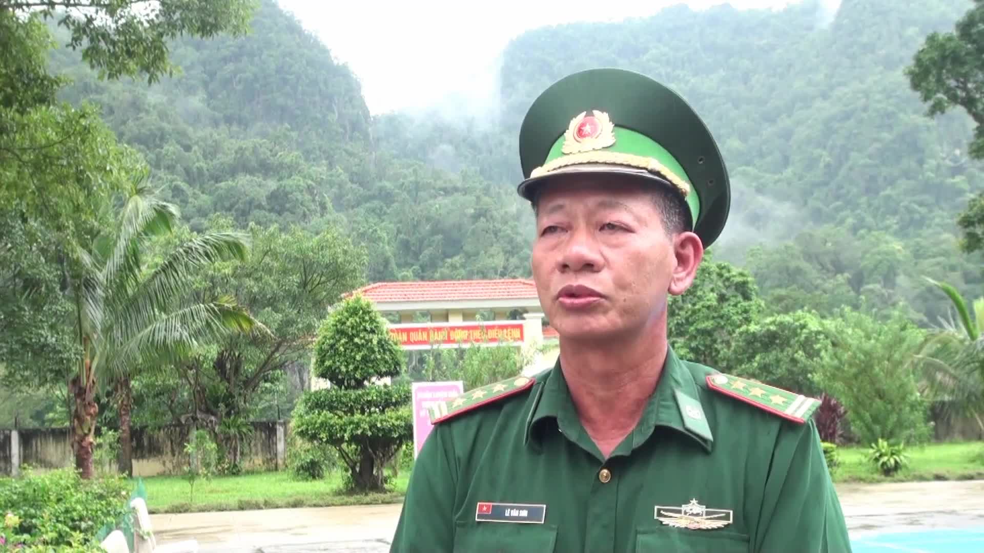 Thượng Tá, Lê Văn Sơn, Chính trị viên Đồn Biên phòng Cà Xèng