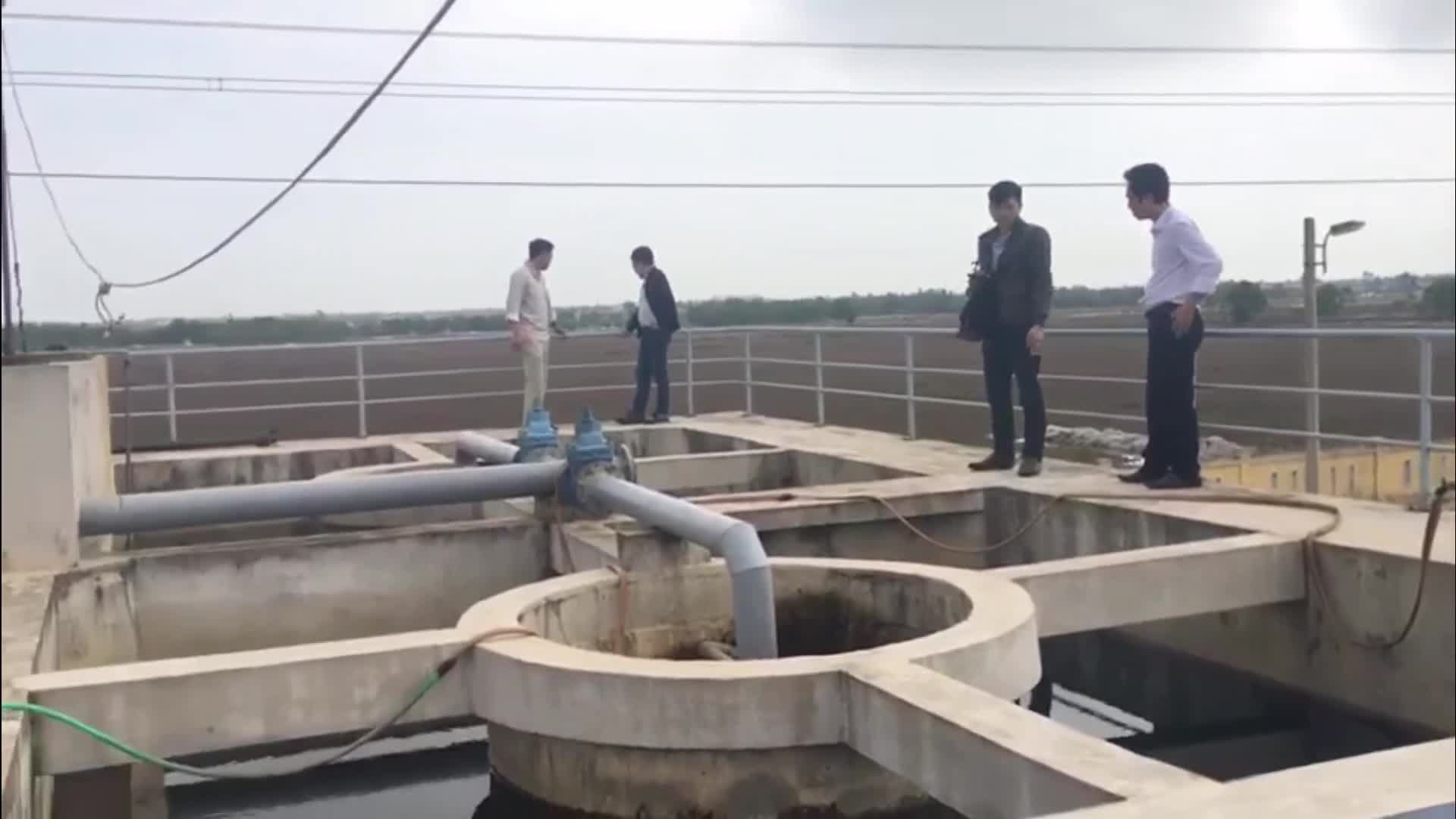 Cận cảnh nhà máy xử lý nước thải Bàu Sen