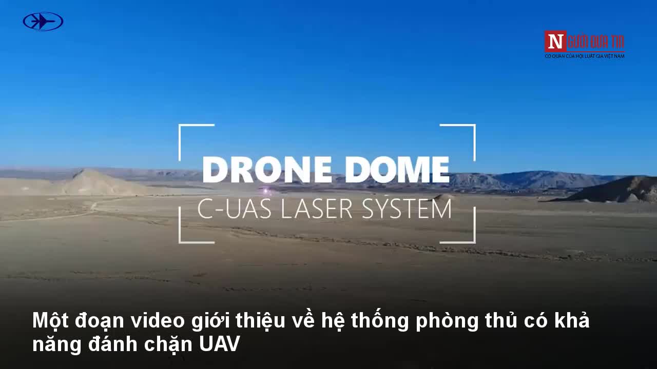 Israel công bố hệ thống vũ khí diệt UAV mới