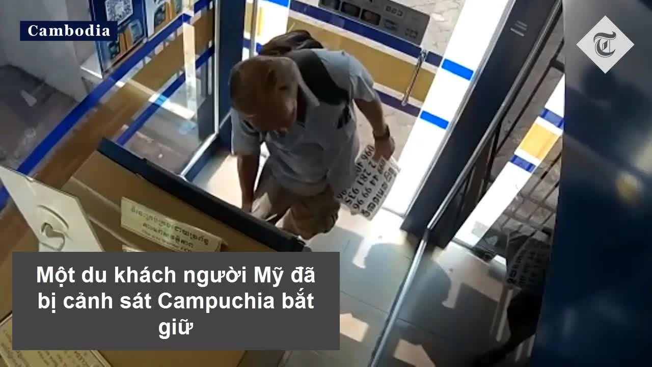 Người đàn ông cố tình bôi nước bọt lên tờ tiền rồi để lại trên cây ATM