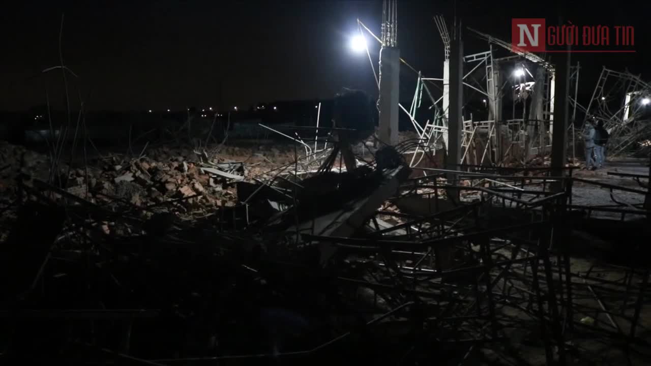 Video hiện trường vụ sập công trình ở Đồng Nai