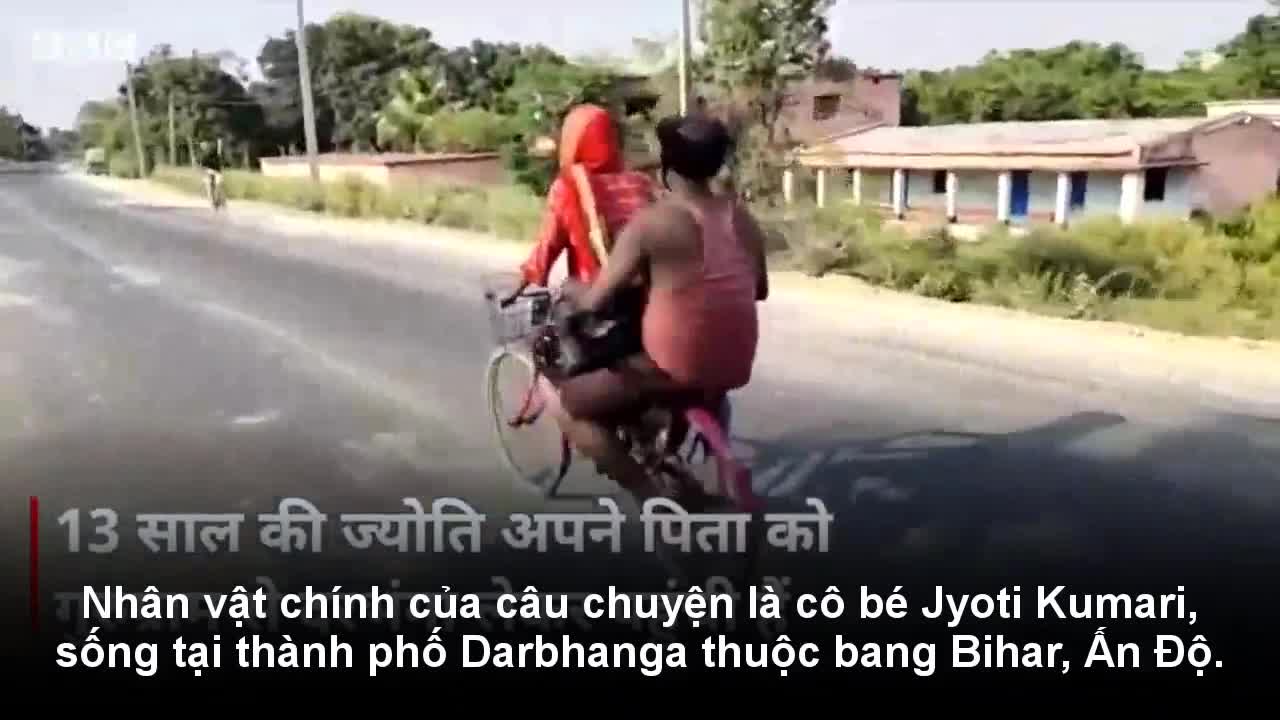 Không đủ tiền mua vé xe khách, thiếu nữ đạp xe 1200km đưa bố về quê